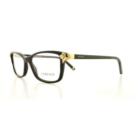 versace eyeglasses frames 3156 gb1 black|Versace™ VE3156 GB1 53 Black Eyeglasses .